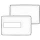 Plastikkarte mit Unterschriftfeld, Druck auf  600m PVC-Folie glnzend. Format: 8,6 cm x 5,4 cm